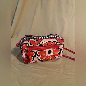 Coach Poppy Flower Orange Floral Crossbody Bag